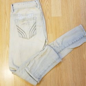 Armani Exchange Distressed Skinny Jeans